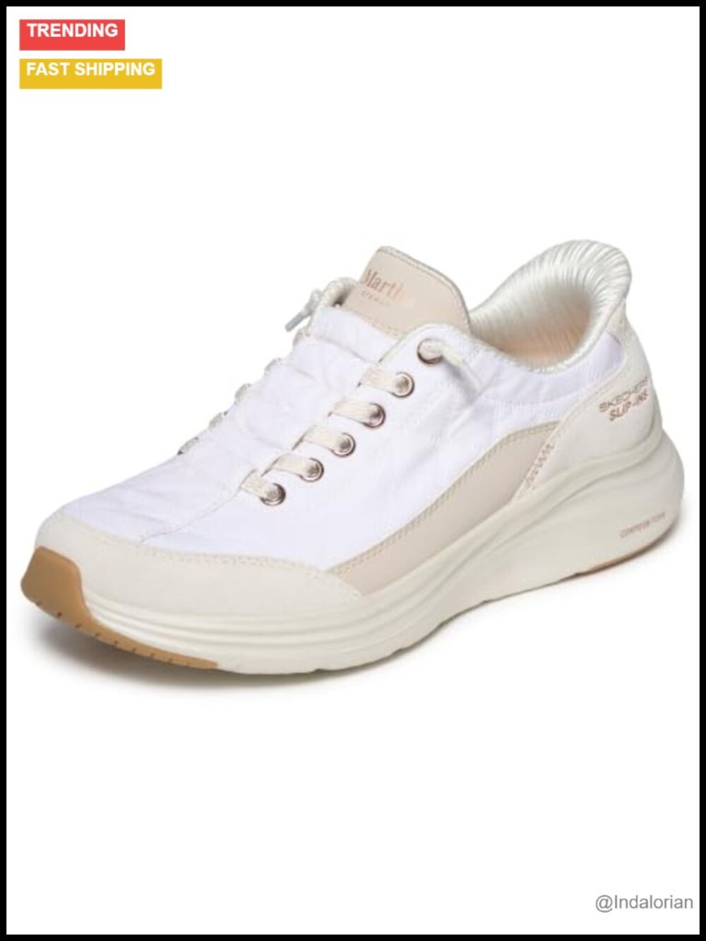 Skechers Martha Stewart Cozy Fit Contour Foam Slip-Ins Sneakers